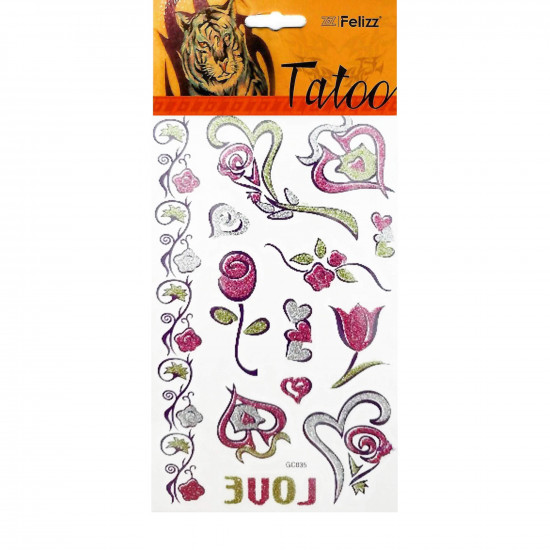 Grossiste tatouages éphémères, pour professionnels GC035- Felizz