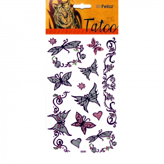 Tatuaggi effimeri all'ingrosso, per professionisti GC051- Felizz