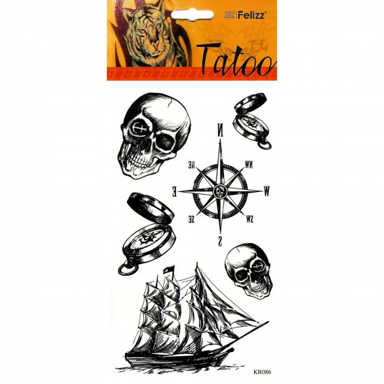 Tatuaggi effimeri all'ingrosso, per professionisti KR086 - Felizz