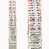 Tube trendy bracelets G184-1-4