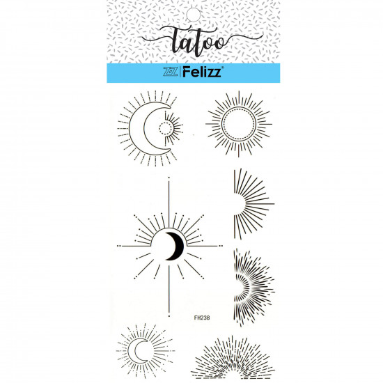 Wholesale ephemeral tattoos, for professionals FH238 - Felizz