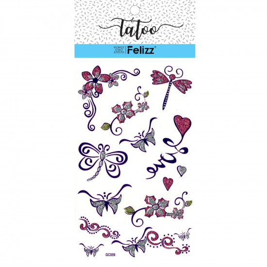 Großhändler Ephemere Tätowierungen, für Profis GC059- Felizz