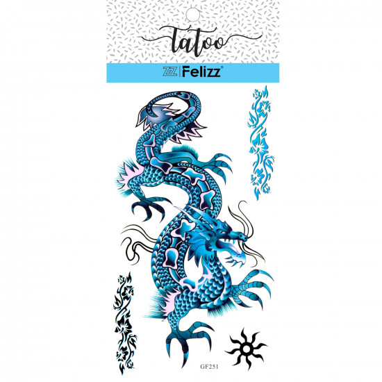 Tatuajes efímeros al por mayor, para profesionales GF251- Felizz