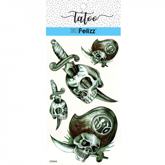 Wholesale ephemeral tattoos, for professionals GF604- Felizz