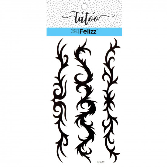 Grossiste tatouages éphémères, pour professionnels GF639- Felizz