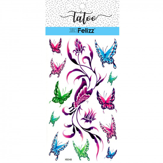 Tatuajes efímeros al por mayor, para profesionales HS048- Felizz