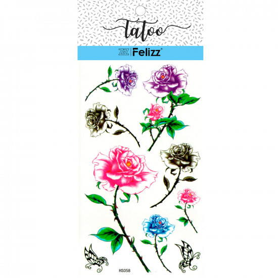 Wholesale ephemeral tattoos, for professionals HS058- Felizz