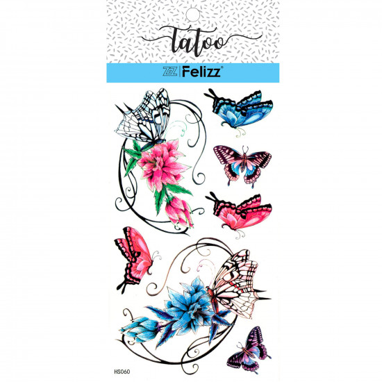 Wholesale ephemeral tattoos, for professionals HS060- Felizz