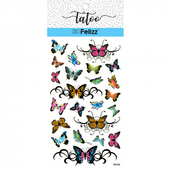 Wholesale ephemeral tattoos, for professionals HS068- Felizz