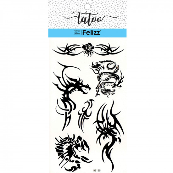 Wholesale ephemeral tattoos, for professionals HS135- Felizz
