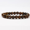 G151-12 Bracelets minéraux Oeil de Tigre
