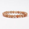 G151-48 Bracelets minéraux Pierre du soleil
