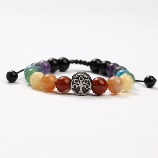 Grossiste bijoux minéraux, Bracelets minéraux 7 chakras 2