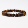 Bracciali con occhio di tigre e minerali di legno