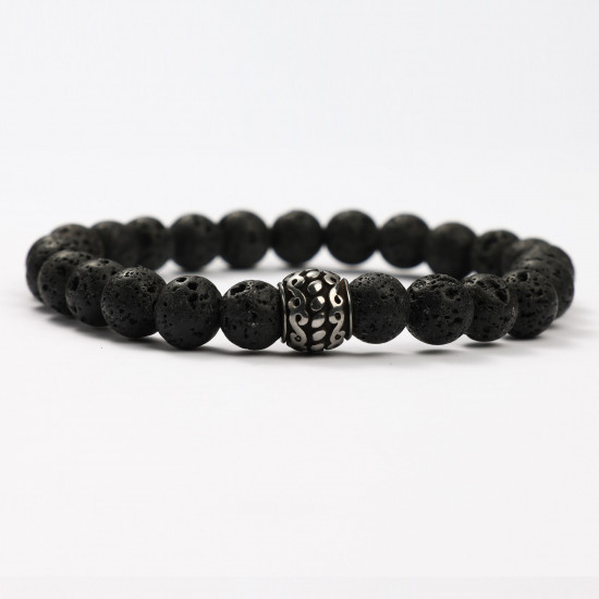 Grossiste bijoux minéraux, Bracelets minéraux Pierre de Lave 3