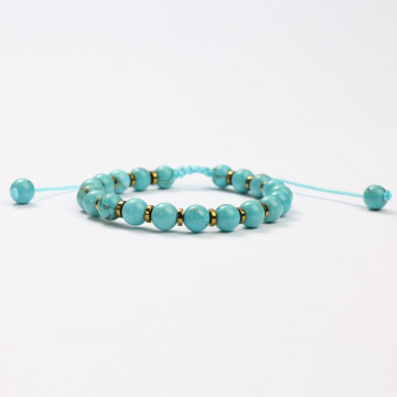 G151-73 Bracelets minéraux Magnésite