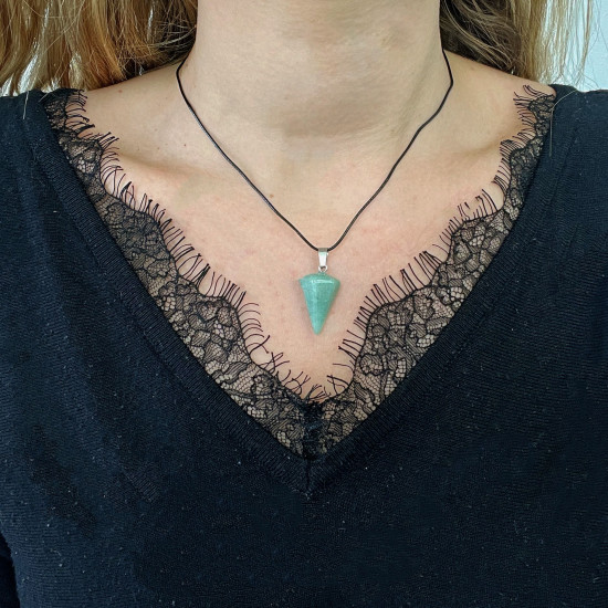 Proveedor de joyas minerales, collar de aventurina