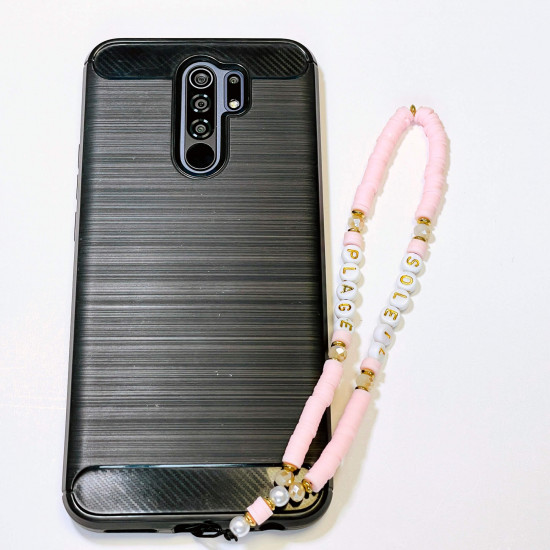 Großhändler Smartphone-Zubehör, Telefonschmuck rosa "Strand"
