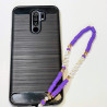 Bijoux de téléphone "Plage Soleil" violet