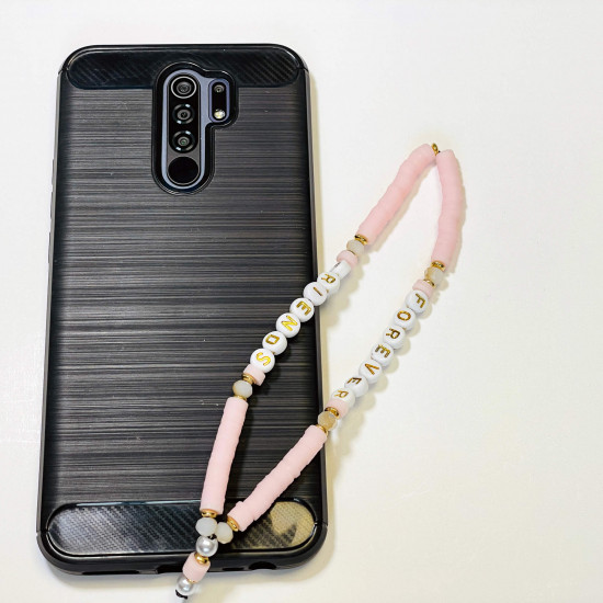Mayorista de accesorios para smartphone, joyas para teléfono "forever friends" rosa