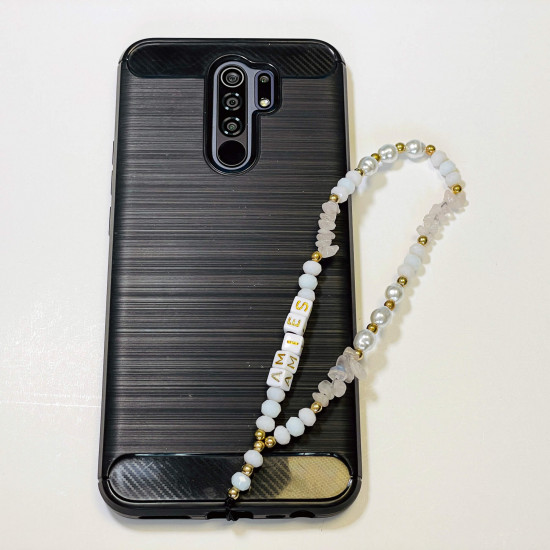 Grossiste accessoires smartphone, bijoux de téléphone "amie" rose
