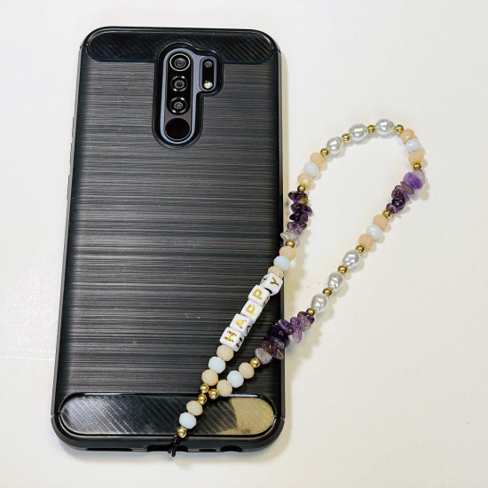 Accessori per smartphone all'ingrosso, gioielli per telefoni "felici" viola