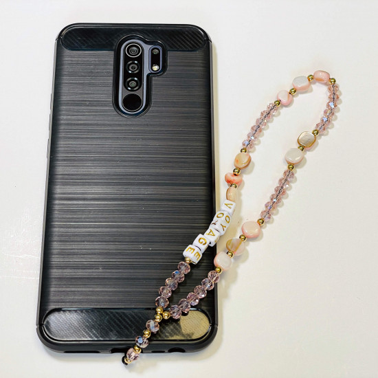 Großhändler Smartphone-Zubehör, Telefonschmuck "Voyage" rosa