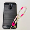 Forever friends" phone jewelry cowrie shell pink