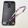 Bijoux de téléphone "Amitié Amour" violet