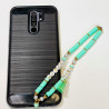 Bijoux de téléphone "Rêves Espoir" vert d'eau