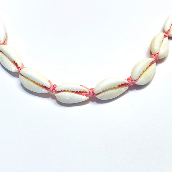 Wholesaler quality costume jewelry, shell bracelet pink string