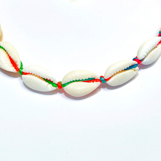 Grossiste bijoux fantaisies de qualité, bracelet coquillages ficelle multi