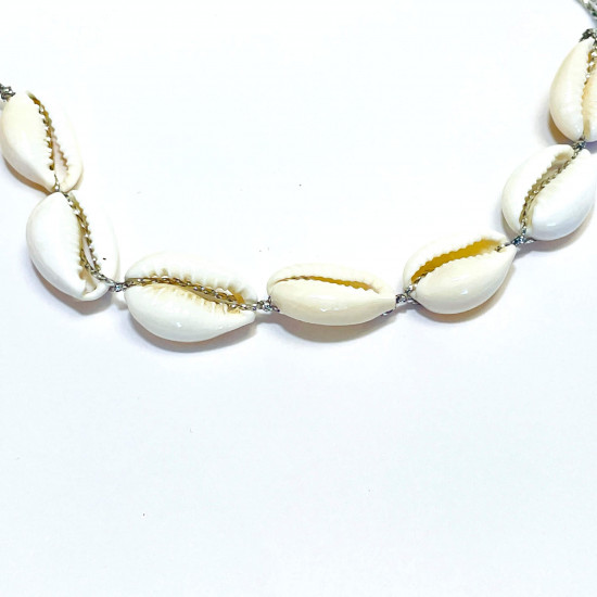 Grossista qualità bigiotteria, bracciale conchiglia stringa d'argento