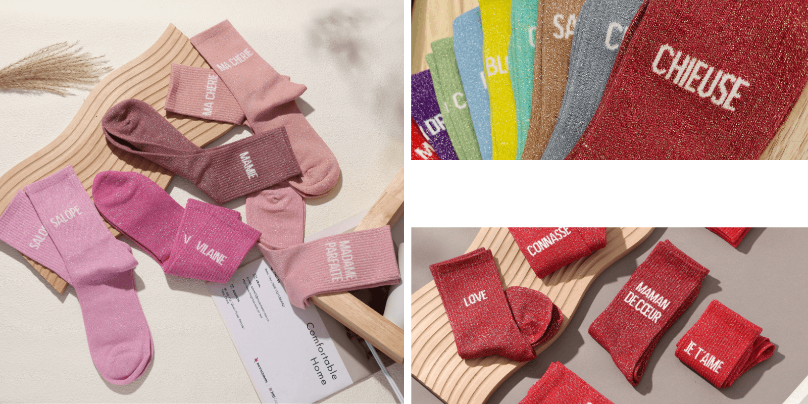 Chaussettes à paillettes